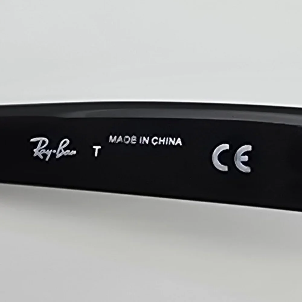 Ray-Ban RB1528 3542 New Wayfarer Junior Polished Black Kid Eyeglasses Frame 48mm